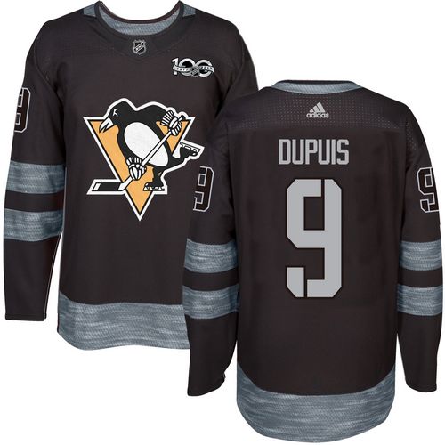 Adidas Penguins #9 Pascal Dupuis Black 1917-100th Anniversary Stitched NHL Jersey